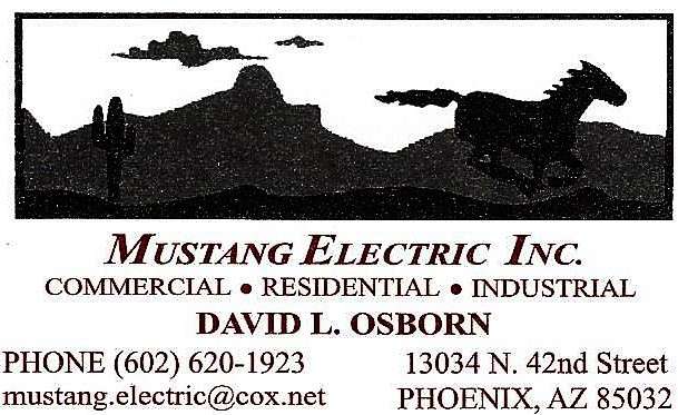 Mustang Electric, Inc. | 13034 N 42nd St, Phoenix, AZ 85032, USA | Phone: (602) 620-1923