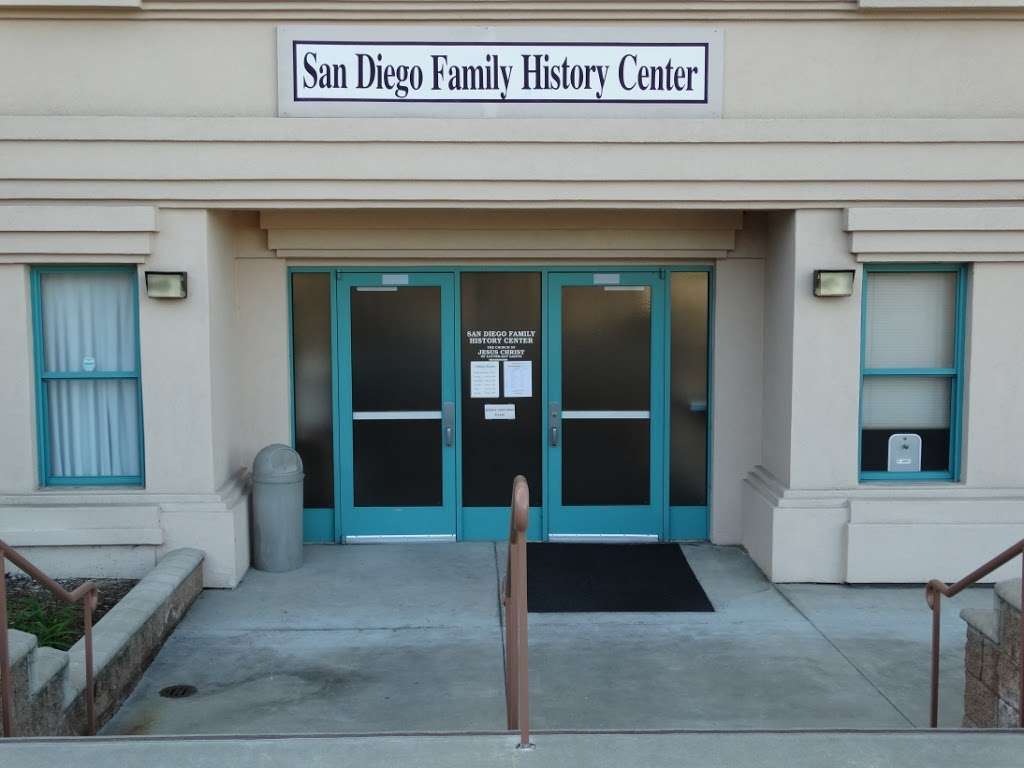 San Diego Family History Center | 4195 Camino del Rio S, San Diego, CA 92108 | Phone: (619) 584-7668