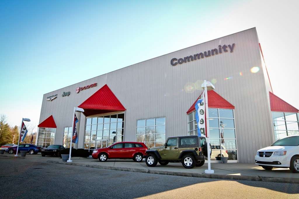 Community Chrysler Dodge Jeep RAM of Martinsville | 555 IN-37, Martinsville, IN 46151, USA | Phone: (765) 342-5000