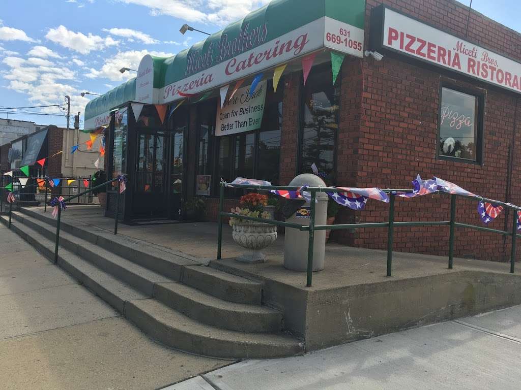 Miceli Brothers Pizzeria Restaurant | 1030 Little E Neck Rd, West Babylon, NY 11704, USA | Phone: (631) 669-1055