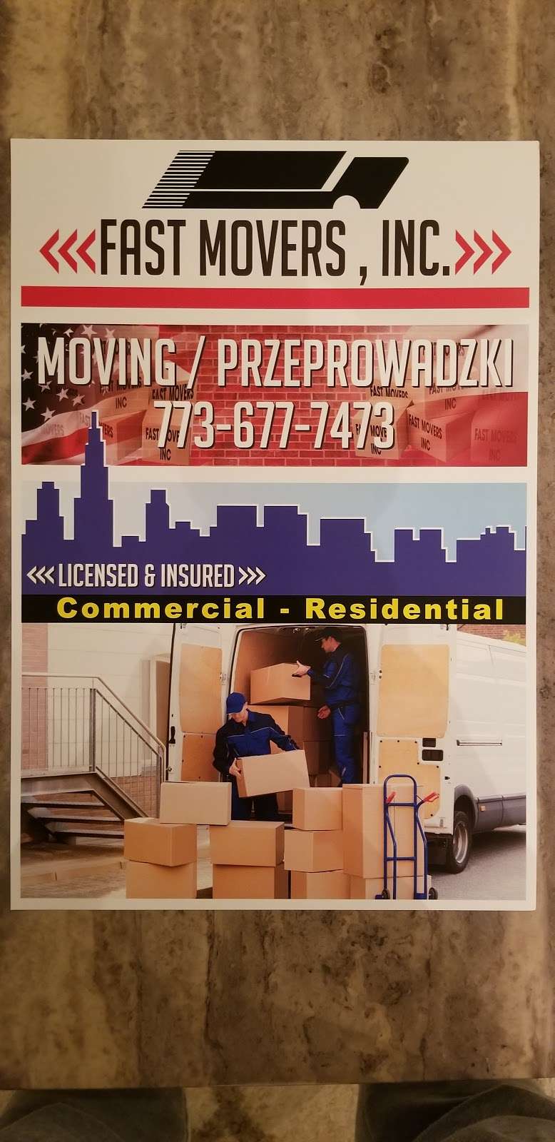 Fast Movers, Inc. | 1943 Kenilworth Cir, Hoffman Estates, IL 60169, USA | Phone: (773) 677-7473