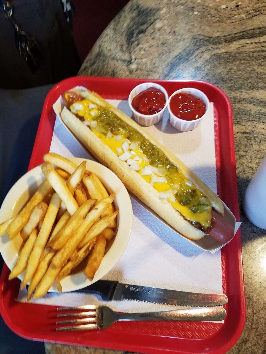 The Hot Dog Shop | 6405 Brittmoore Rd #16, Houston, TX 77041, USA | Phone: (713) 937-8039