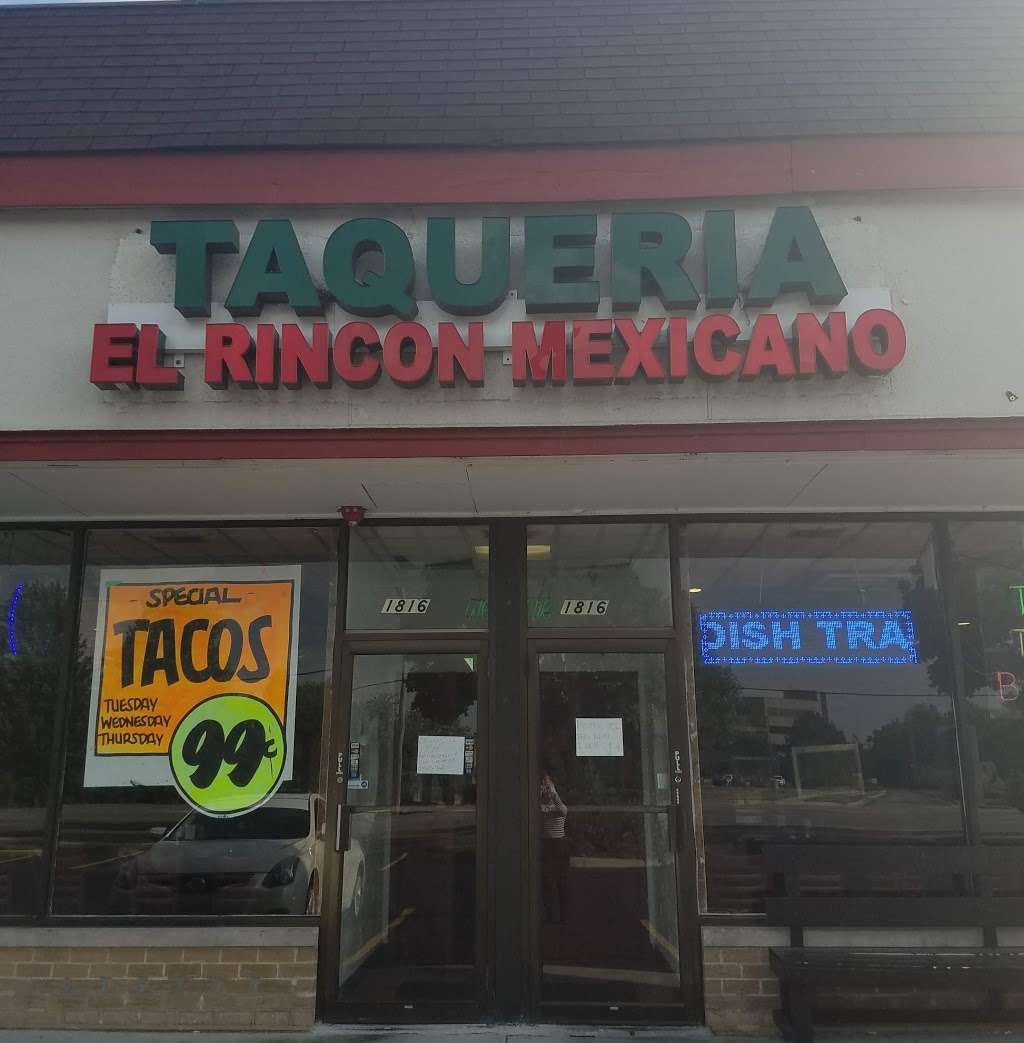 Taqueria El Rincon Mexicano | 1816 Irving Park Rd, Hanover Park, IL 60133, USA | Phone: (630) 483-8000