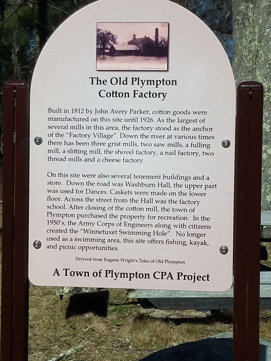 The Old Plympton Cotton Factory | 30-38 Winnetuxet Rd, Plympton, MA 02367, USA