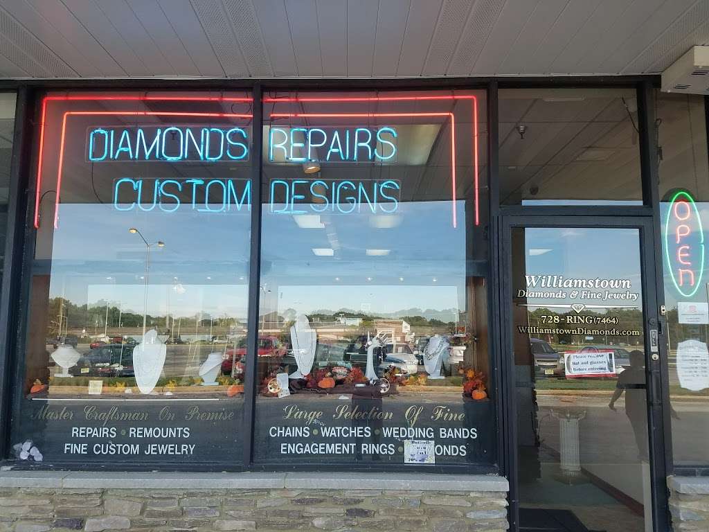 Williamstown Diamonds Jewelry | 1958, 1165 S Black Horse Pike, Williamstown, NJ 08094 | Phone: (856) 728-7464