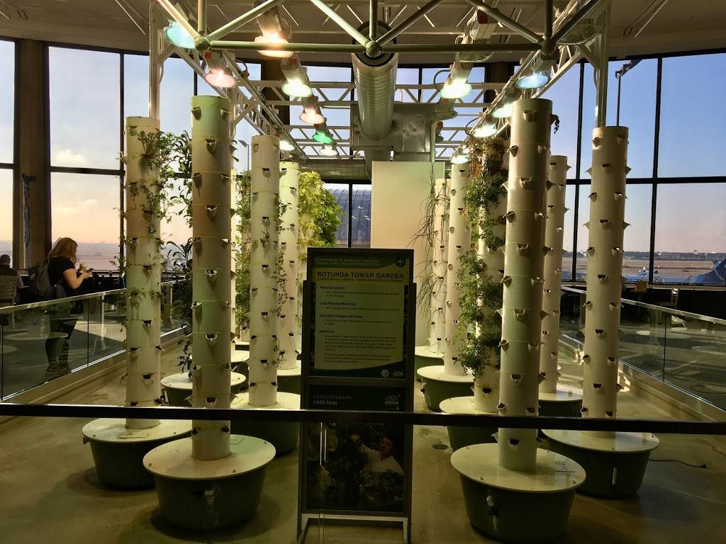 Rotunda Tower Garden | OHare Airport Terminal 3, Rotunda, Mezzanine Level, Chicago, IL 60666, USA | Phone: (800) 832-6352