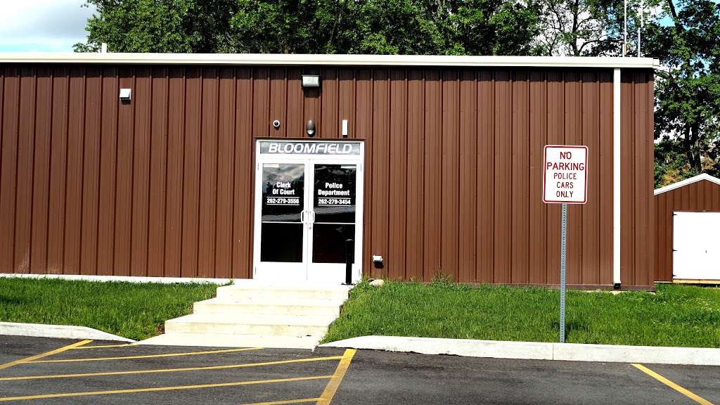 Bloomfield Police Department | N1100 Town Hall Rd, Pell Lake, WI 53157 | Phone: (262) 279-3454