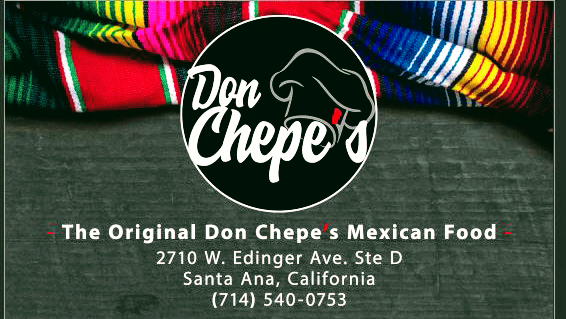 Don Chepes Mexican Food | 2710 W Edinger Ave ste d, Santa Ana, CA 92704, USA | Phone: (714) 540-0753