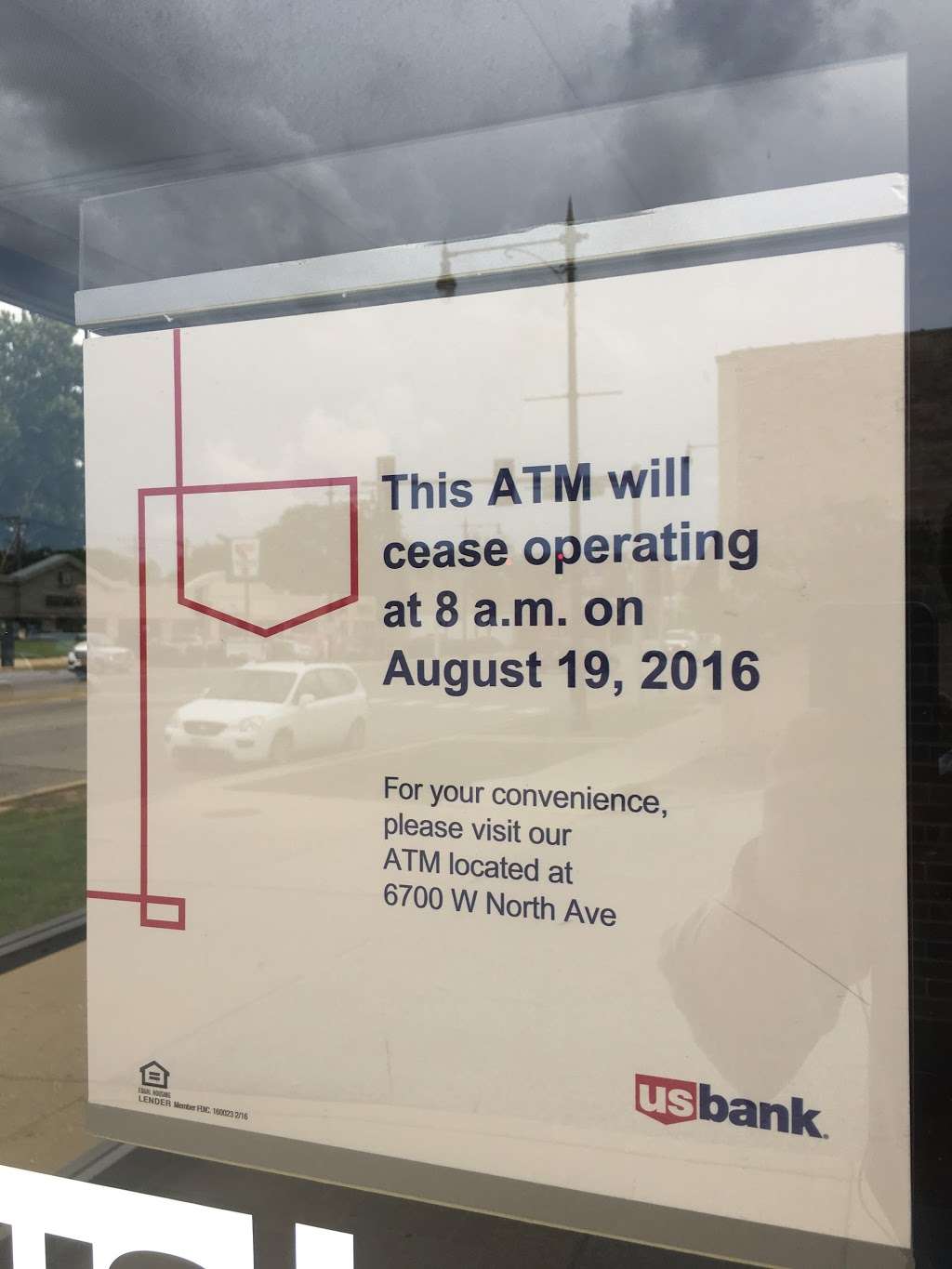 U.S. Bank ATM | 6729 W North Ave, Oak Park, IL 60302 | Phone: (800) 872-2657