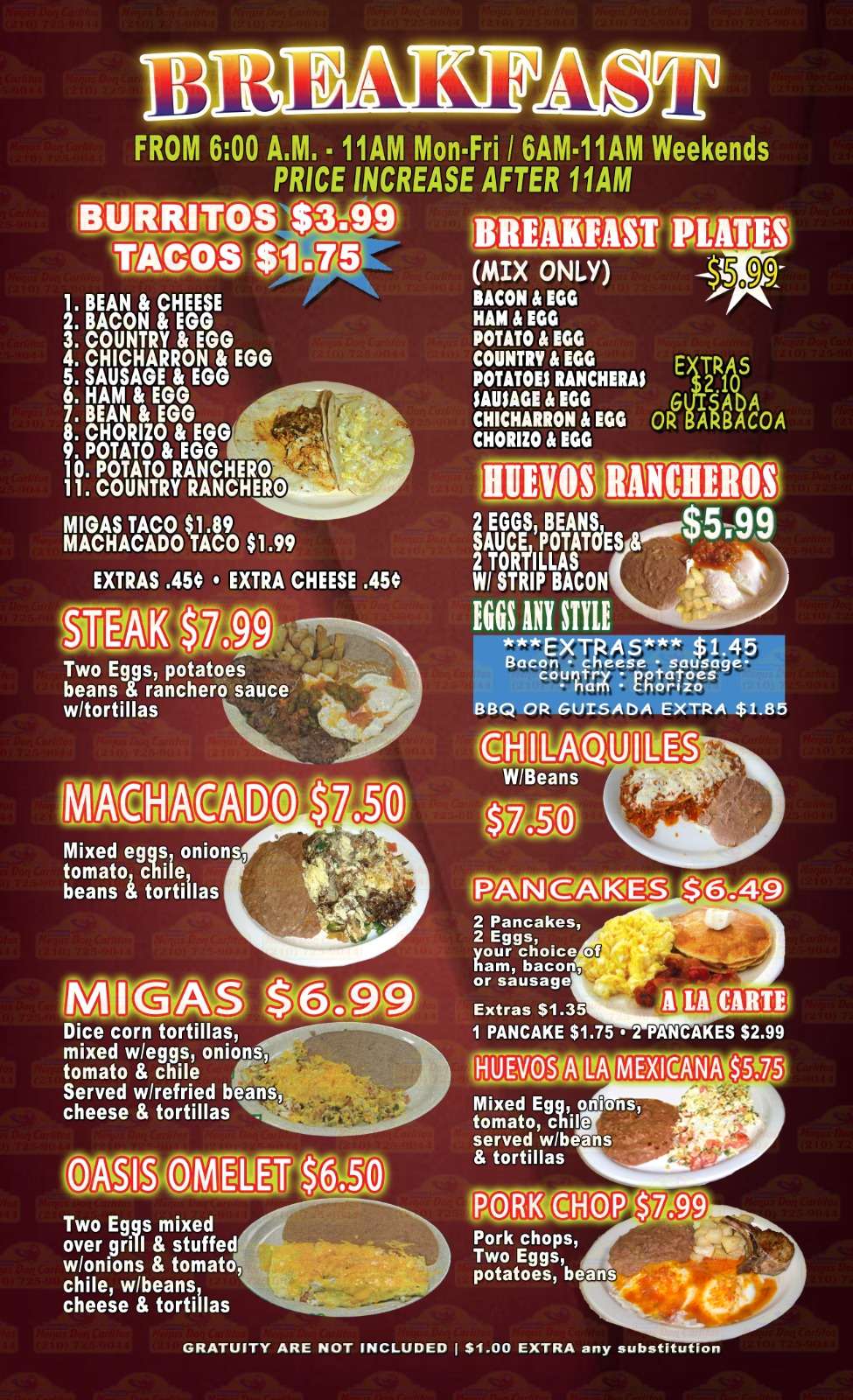 El Oasis Mexican Grill | 110 W Lindbergh Blvd, Universal City, TX 78148, USA | Phone: (210) 281-5519