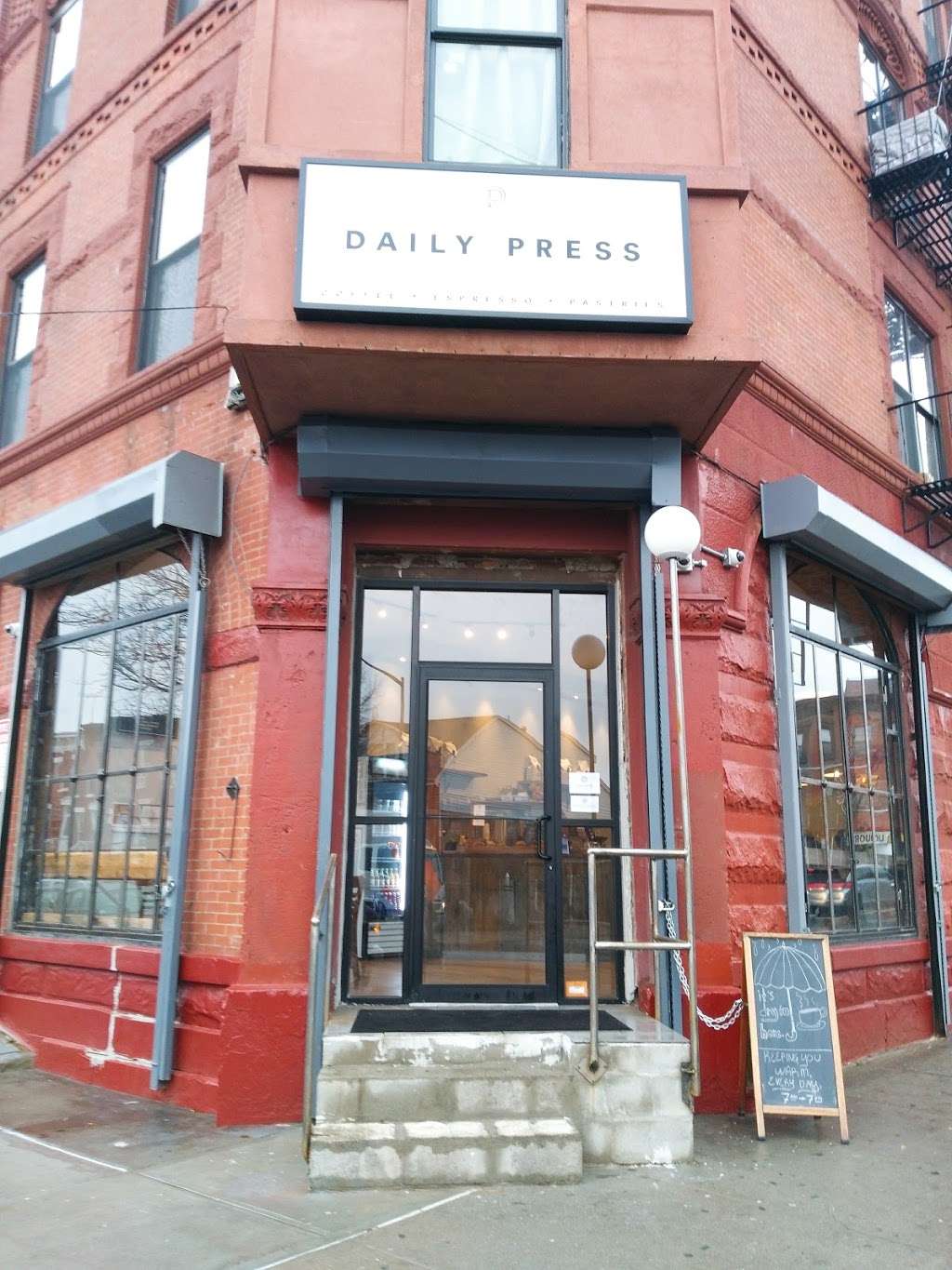 Daily Press Coffee | 505 Franklin Ave, Brooklyn, NY 11238, USA | Phone: (347) 240-1101