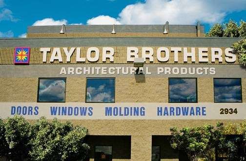 Taylor Brothers Architectural Products | 2934 Riverside Dr, Los Angeles, CA 90039 | Phone: (323) 805-0200