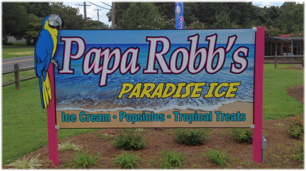 Papa Robbs Paradise Ice | 3700 Poplar Tent Rd, Concord, NC 28027, USA | Phone: (704) 652-7272