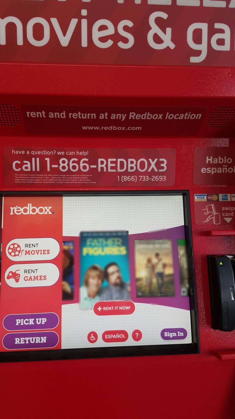 Redbox | 305210021, Perris, CA 92571, USA | Phone: (866) 733-2693