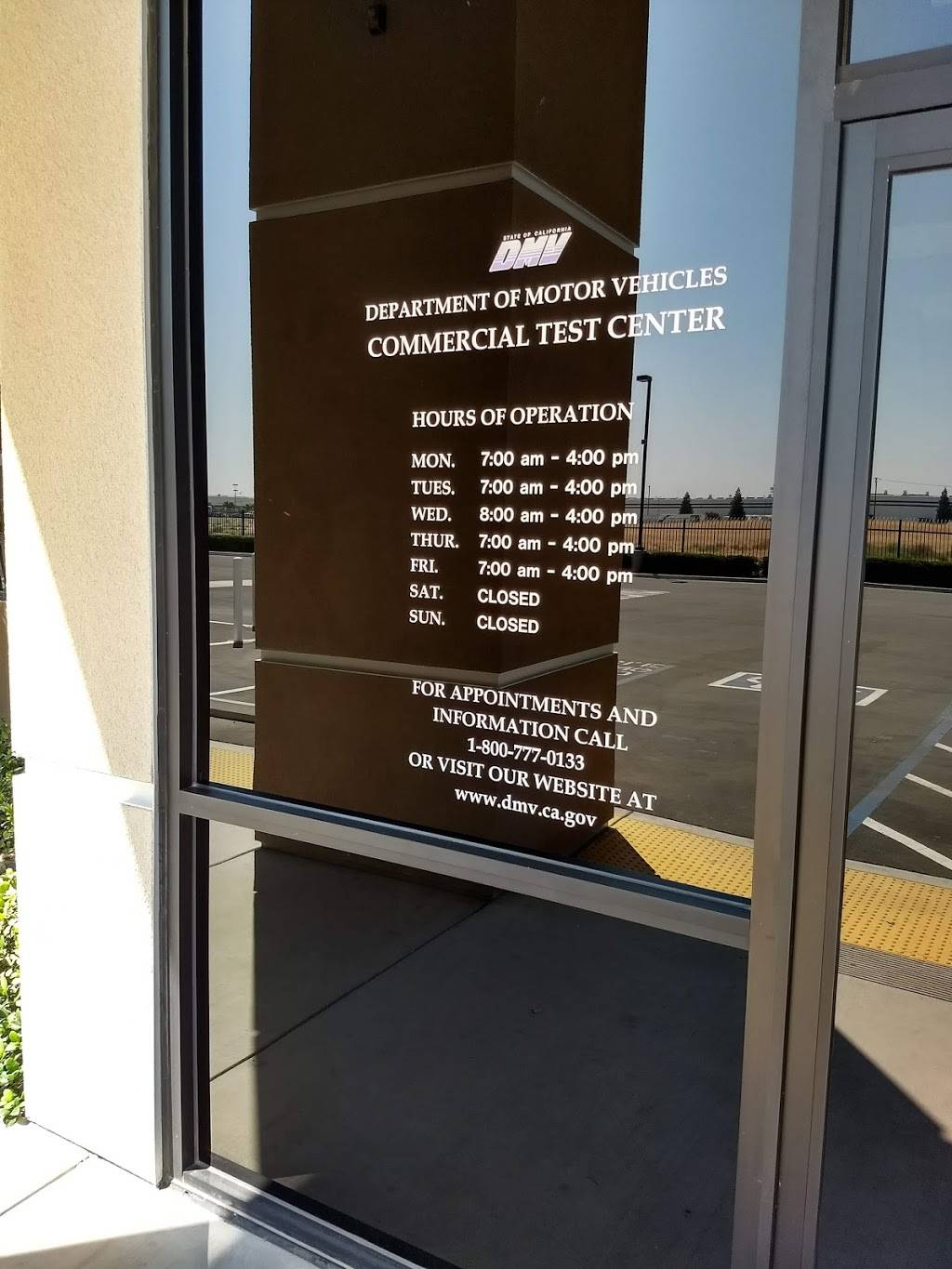 DMV Office Commercial Testing | 735 E North Ave, Fresno, CA 93725, USA | Phone: (800) 777-0133