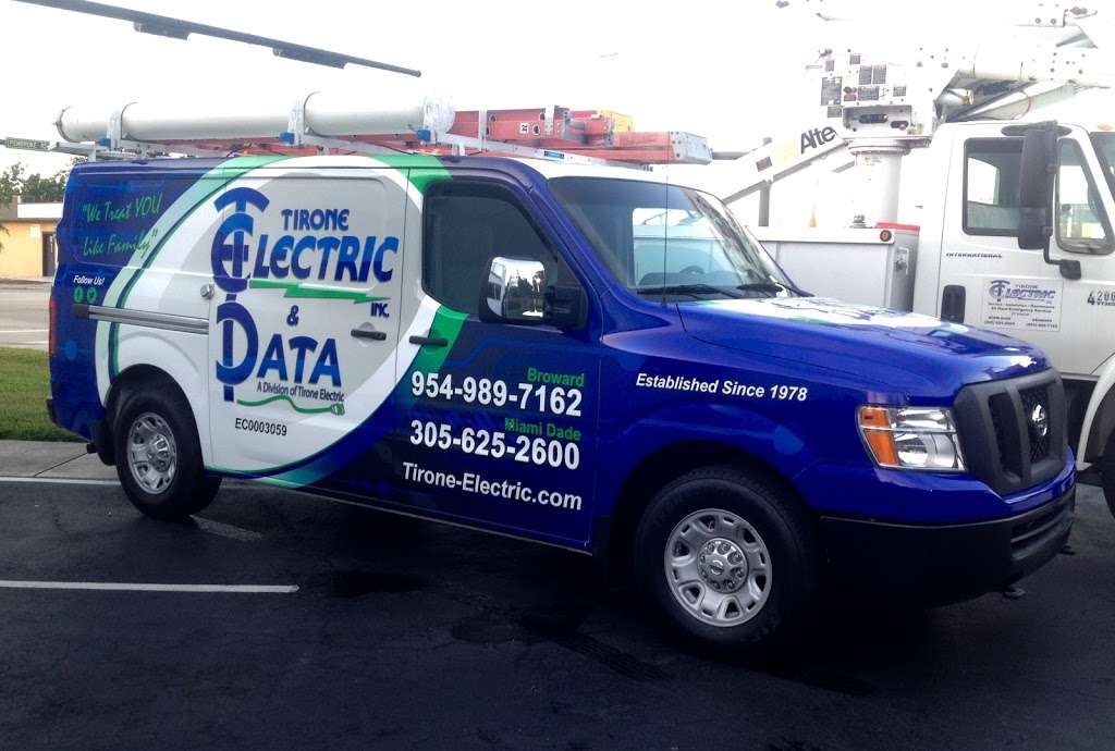 TIRONE ELECTRIC INC | 6151 Pembroke Rd, Hollywood, FL 33023, USA | Phone: (954) 989-7162