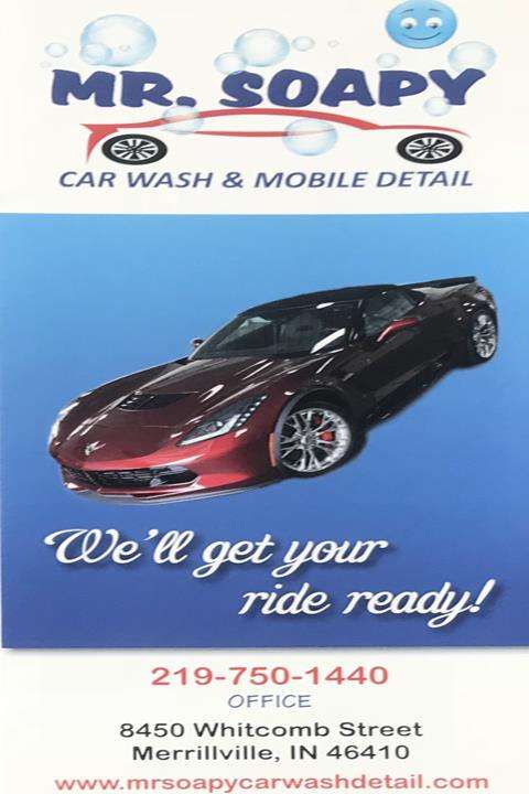 Mr. Soapy Car Wash & Detail | 8450 Whitcomb St, Merrillville, IN 46410, USA | Phone: (219) 750-1440