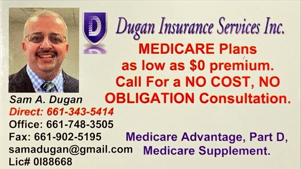 Dugan Insurance Services Inc. | 15007 Oakencroft Dr, Bakersfield, CA 93314 | Phone: (661) 343-5414