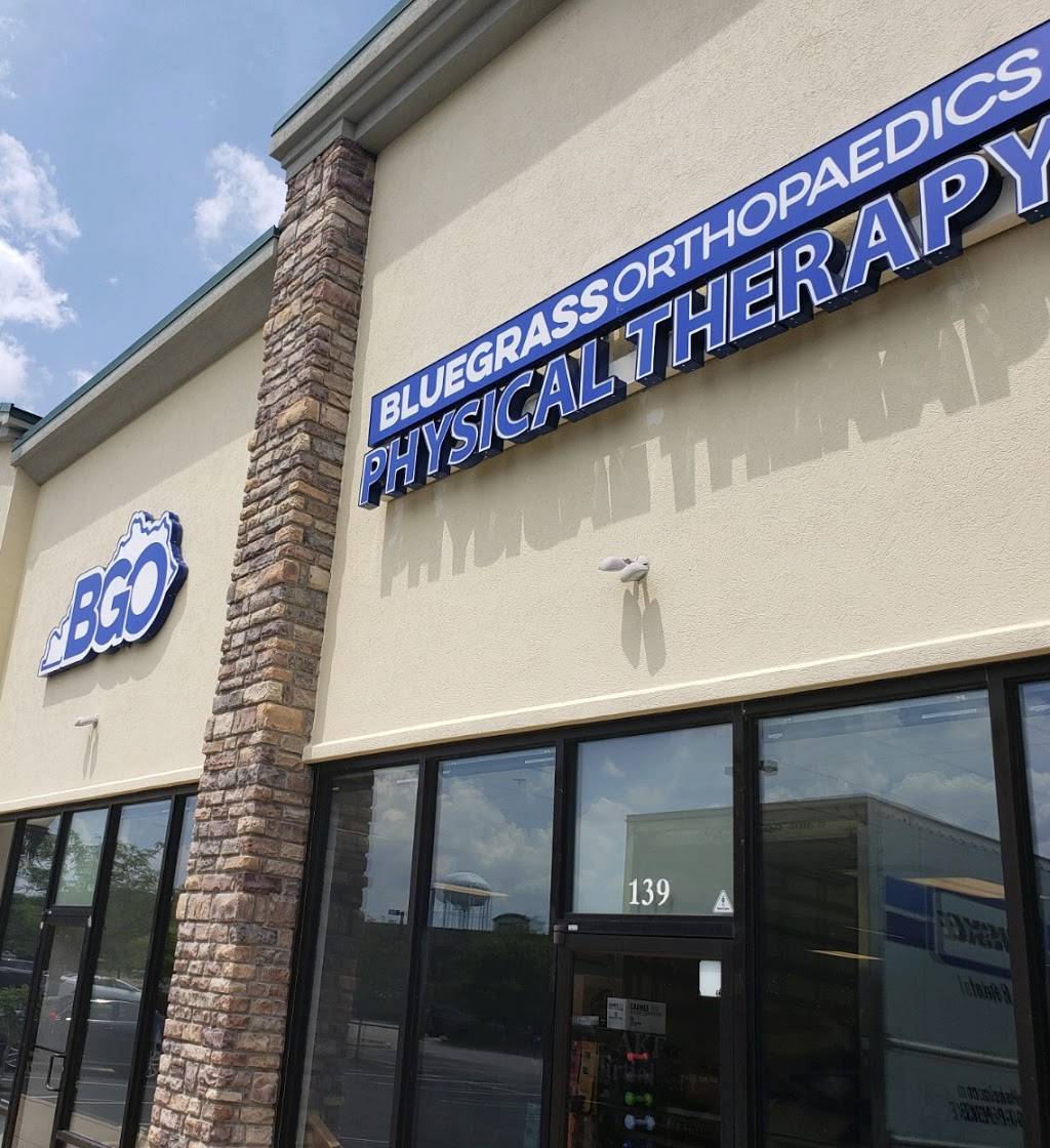 Bluegrass Orthopaedics - Physical Therapy | 139 Cynthia Dr, Nicholasville, KY 40356, USA | Phone: (859) 544-2657