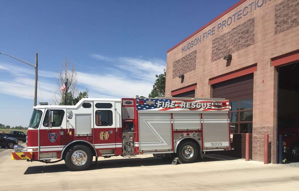 Hudson Fire Protection District Station 1 | 702 Cedar St, Hudson, CO 80642, USA | Phone: (303) 536-0161