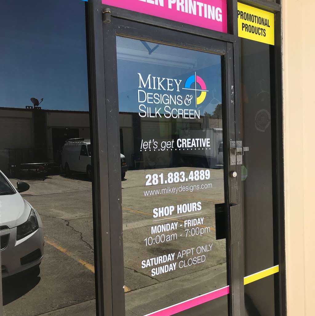 Mikey Designs & Silk Screen | 15120 Lee Rd, Humble, TX 77396, USA | Phone: (832) 412-4761