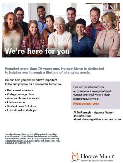 Educators Insurance Agency - HoCo | 9840 Wilderness Lane, Laurel, MD 20723, USA | Phone: (301) 362-6943