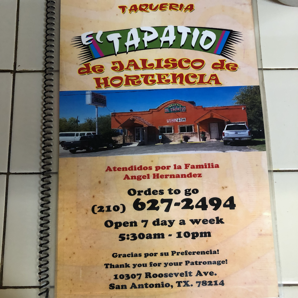 Taqueria El Tapatio De Jalisco de Hortencia | 10307, San Antonio, TX 78221, USA | Phone: (210) 627-2494