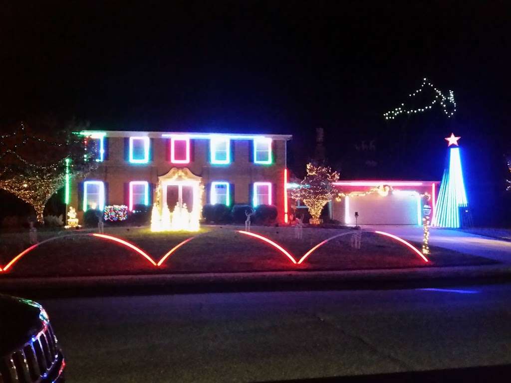 Brads Christmas Light Show | 1722 Edwin Dr, Bel Air, MD 21015, USA