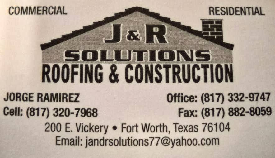 J&R Solutions | 200 E Vickery Blvd, Fort Worth, TX 76104, USA | Phone: (817) 332-9747