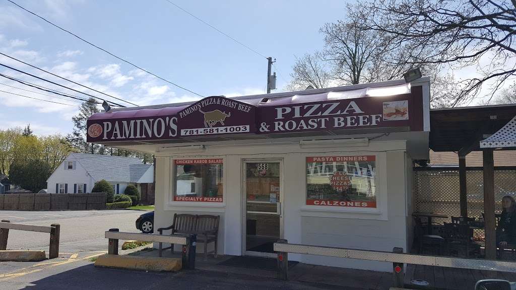 Paminos Pizza & Roast Beef | 566 Walnut St, Lynn, MA 01905, USA | Phone: (781) 581-1003