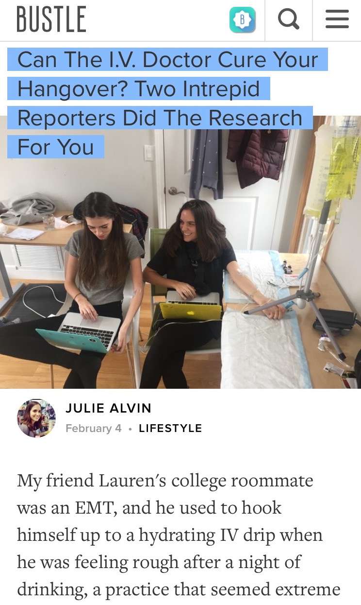 The I.V. Doc Chicago | 6171 N Sheridan Rd, Chicago, IL 60660, USA | Phone: (844) 843-4836