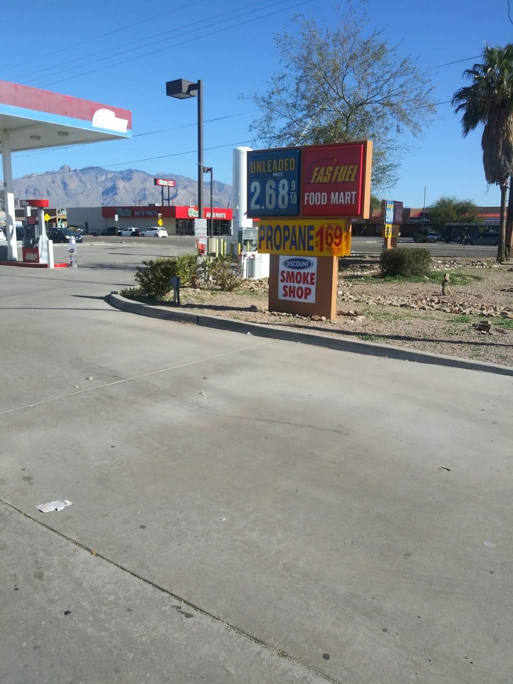 Fas Fuel | 3601 N Oracle Rd, Tucson, AZ 85705, USA | Phone: (520) 293-7575