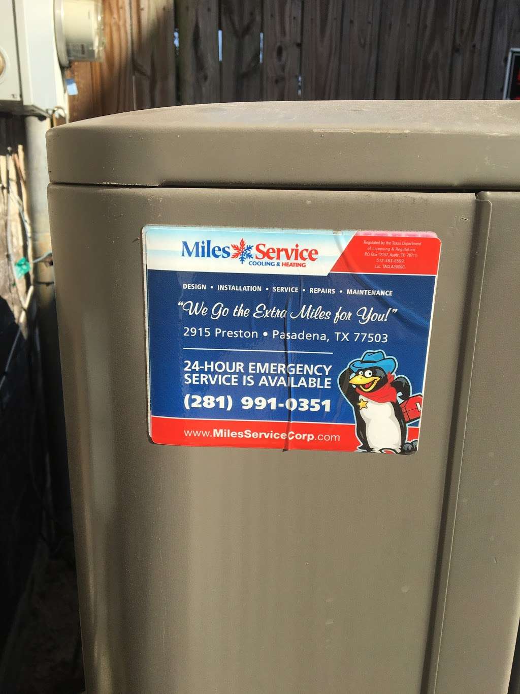 Miles Service Corporation | 2915 Preston Rd, Pasadena, TX 77503, USA | Phone: (281) 991-0351