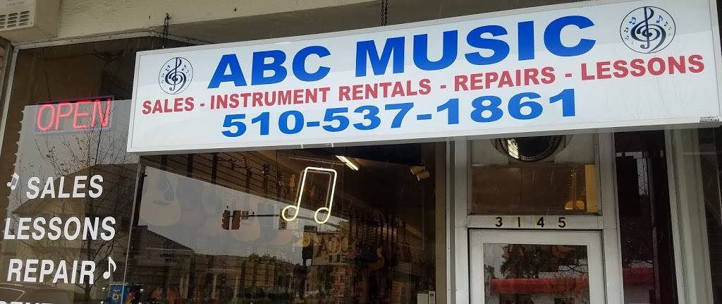 ABC Music | 3145 Castro Valley Blvd, Castro Valley, CA 94546 | Phone: (510) 537-1861