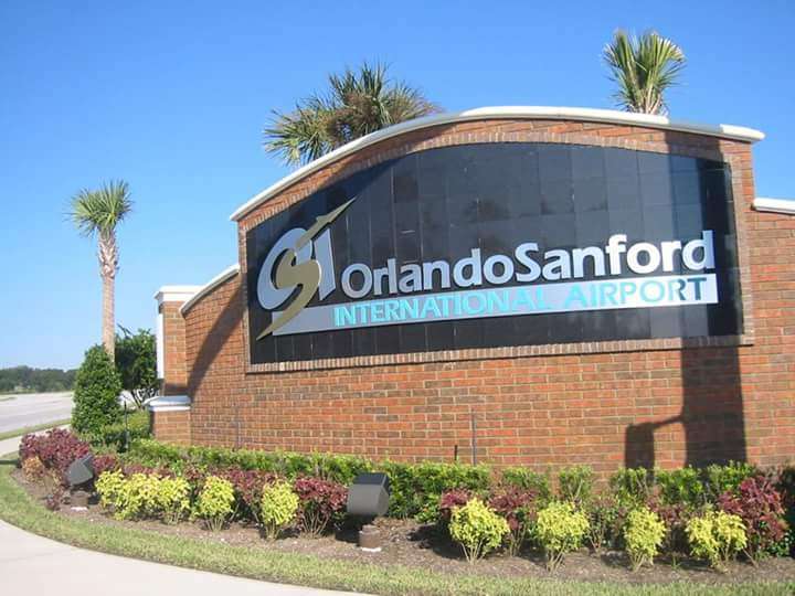 Orlando Sanford International Airport | 1200 Red Cleveland Blvd, Sanford, FL 32773, USA | Phone: (407) 585-4000