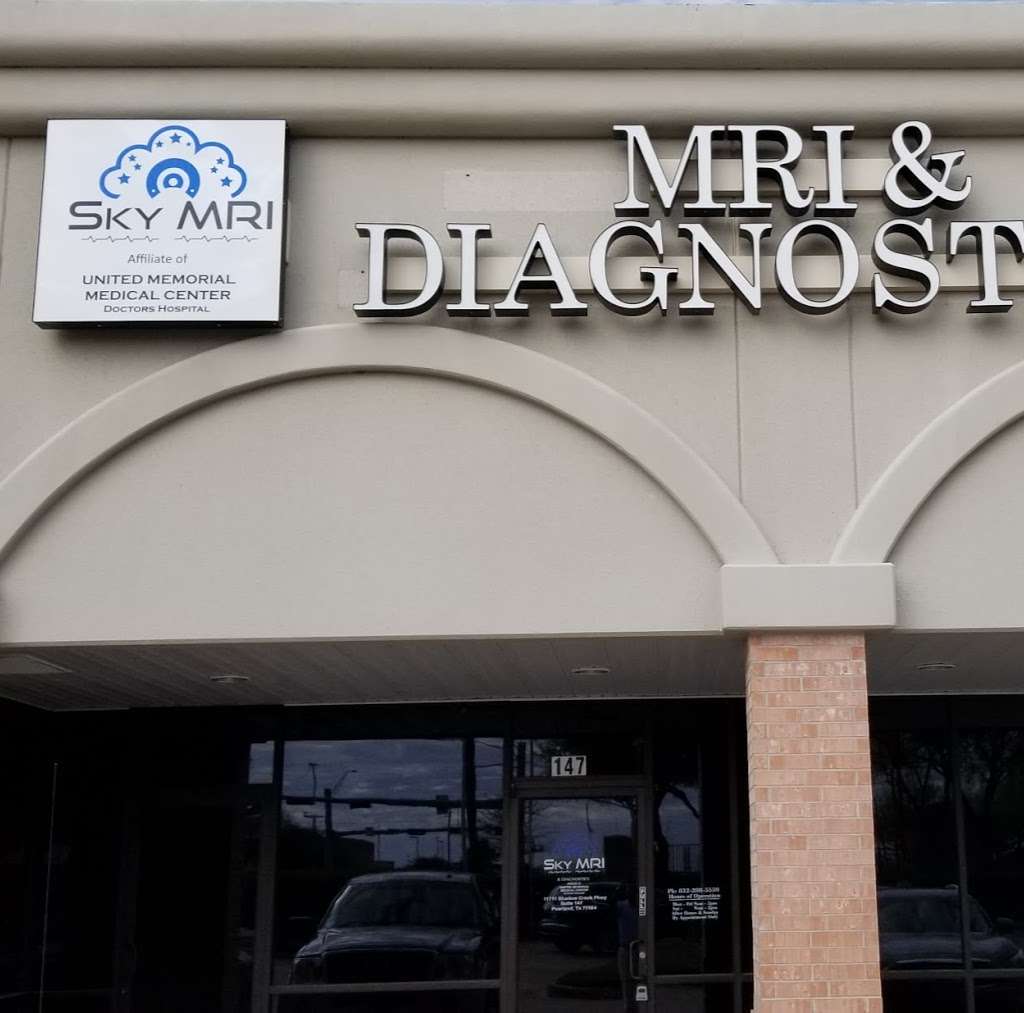 Sky MRI & Diagnostics | 11711 Shadow Creek Pkwy #147, Pearland, TX 77584, USA | Phone: (832) 288-5550