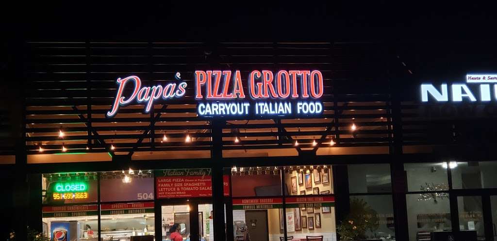 Papas Pizza Grotto | 45440 Pechanga Pkwy Suite 504, Temecula, CA 92592, USA | Phone: (951) 695-3663