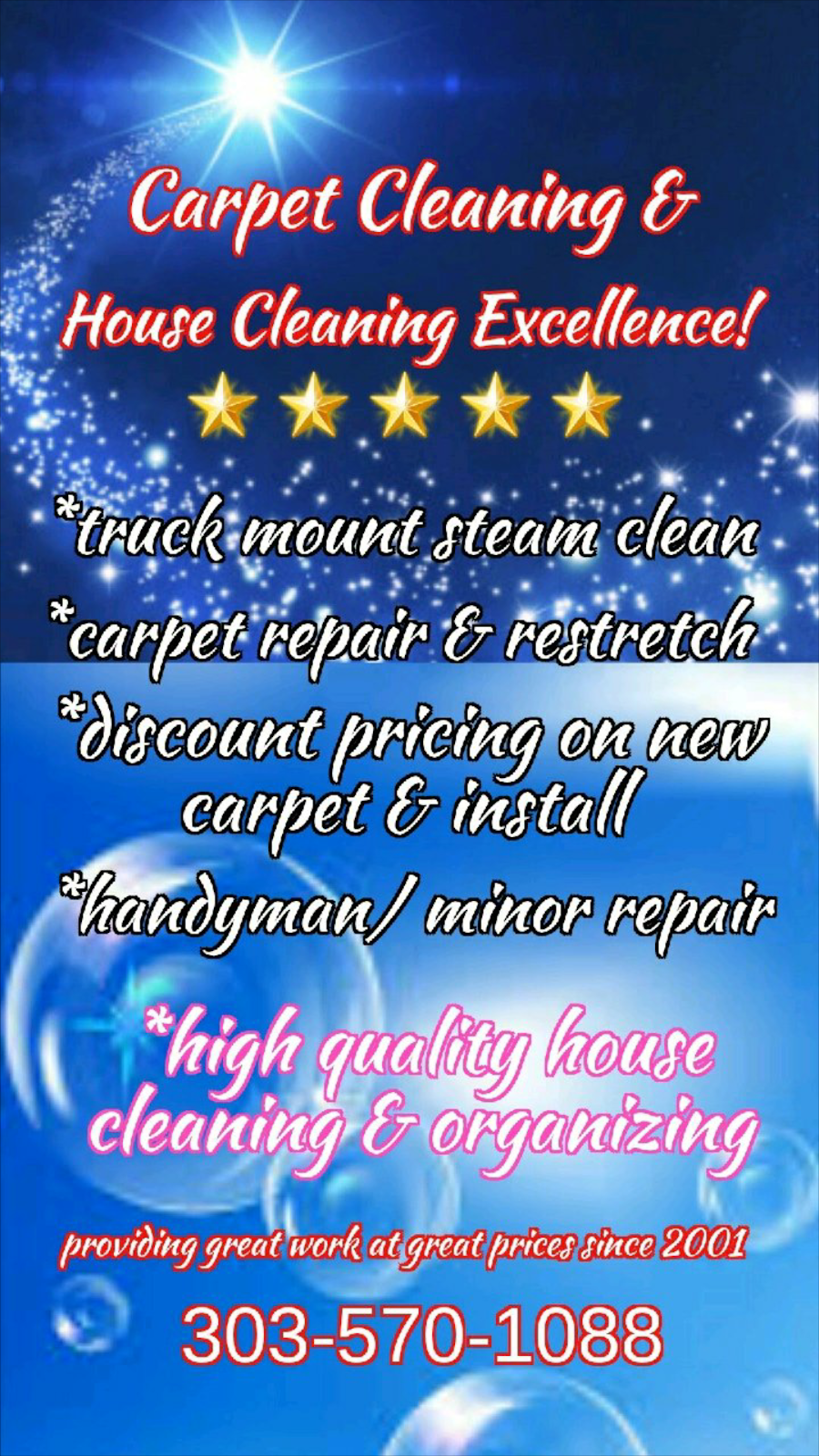 Carpet Cleaning & House Cleaning Magic | 9300 Federal Blvd, Westminster, CO 80031 | Phone: (303) 570-1088