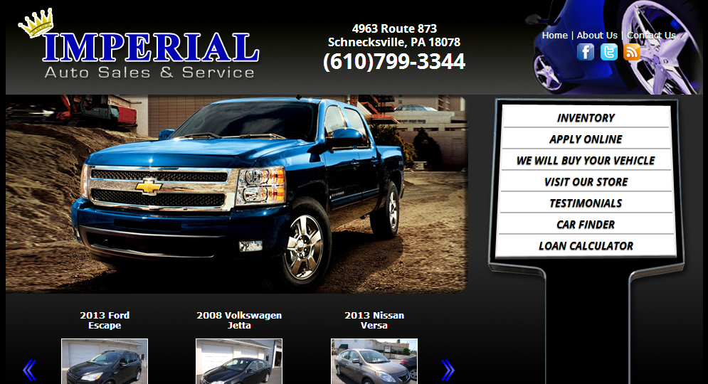 Imperial Auto Sales & Services | 4963 PA-873, Schnecksville, PA 18078 | Phone: (610) 799-3344