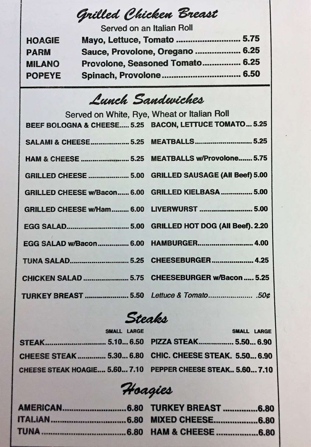 Franks Breakfast & Lunch | 2433 South Columbus Blvd, on the, North Access Road, Philadelphia, PA 19148, USA | Phone: (215) 339-8840