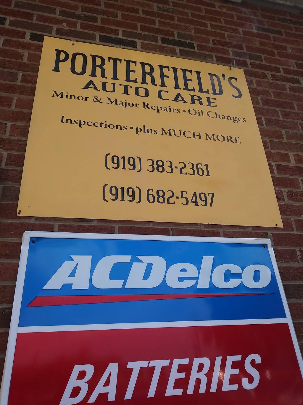Porterfields Auto Care | 2510 Albany St #2625, Durham, NC 27705, USA | Phone: (919) 383-2361