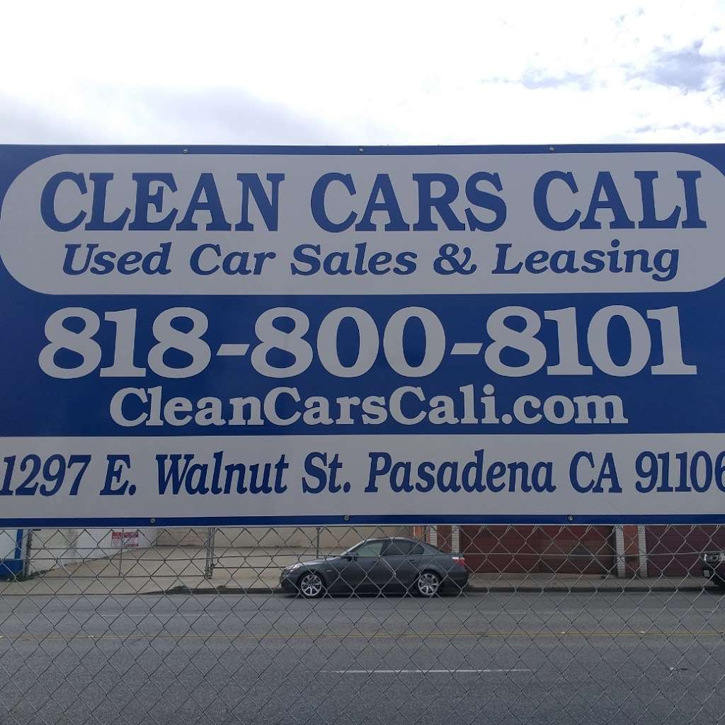 Clean Cars Cali | 1297 E Walnut St, Pasadena, CA 91106, USA | Phone: (818) 800-8101