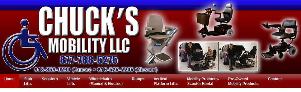 Chucks Mobility LLC | 8101 Caenen Lake Rd, Lenexa, KS 66215 | Phone: (913) 859-0290