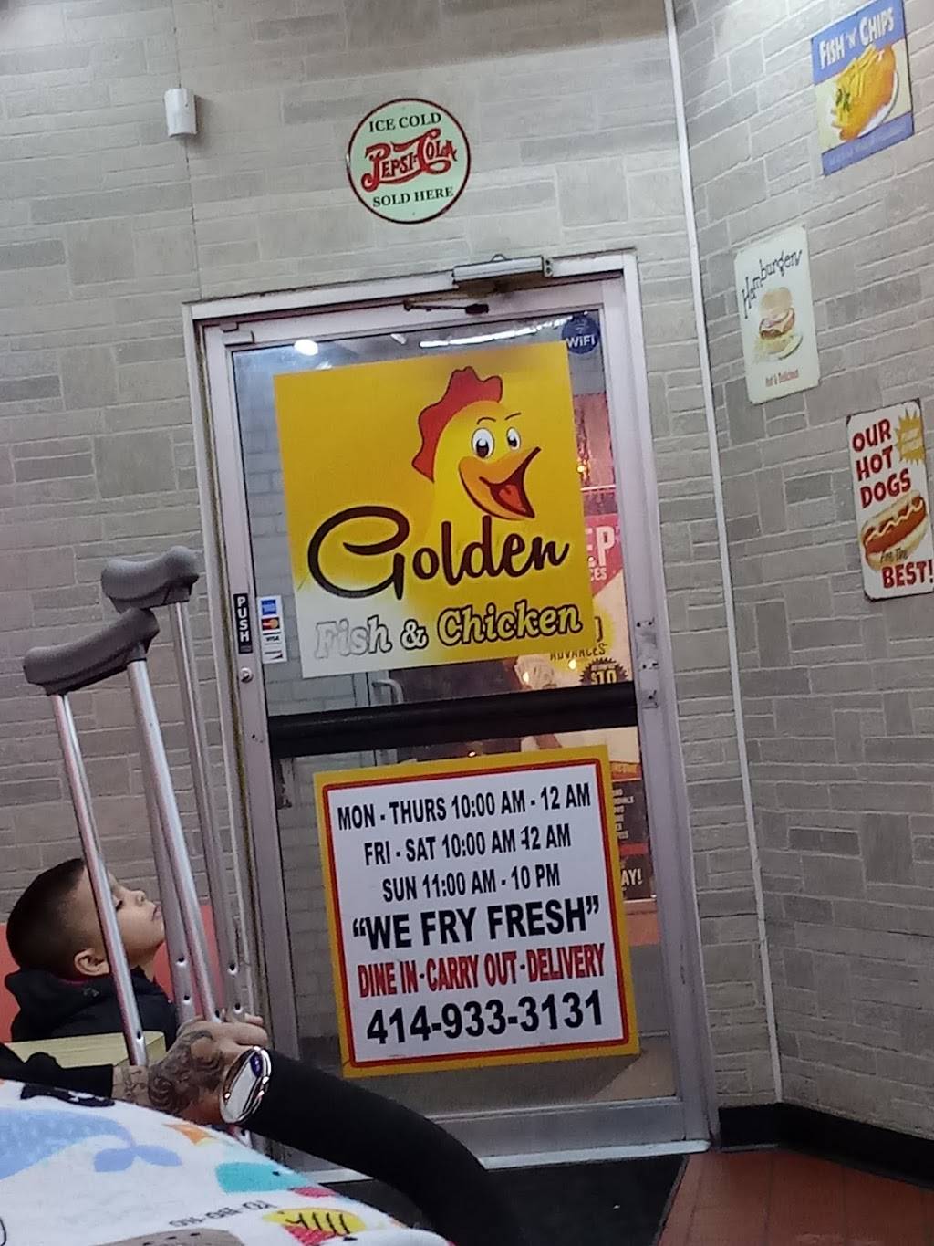 Golden Fish & Chicken | 2532 W Wisconsin Ave, Milwaukee, WI 53233, USA | Phone: (414) 933-3131