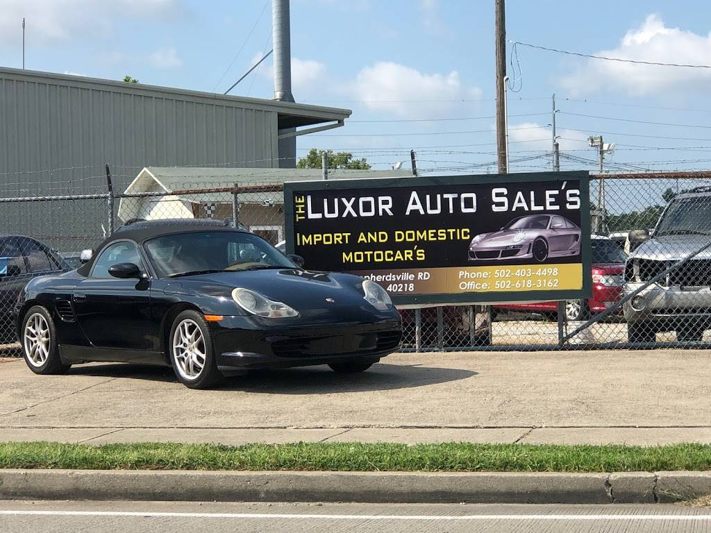 The Luxor Automotive Group Ltd. | 3815 Shepherdsville Rd, Louisville, KY 40218, USA | Phone: (502) 403-4498