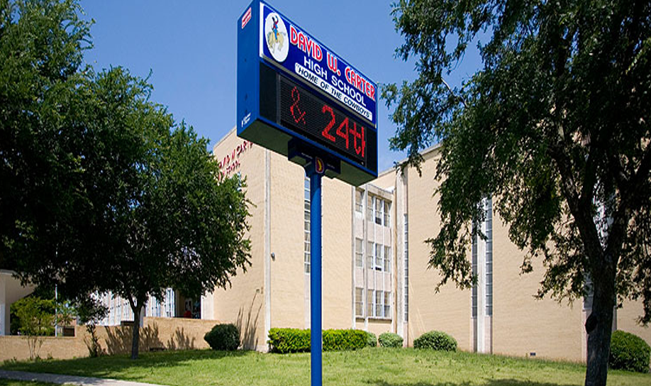 David W. Carter High School | 1819 W Wheatland Rd, Dallas, TX 75232 | Phone: (214) 932-5700
