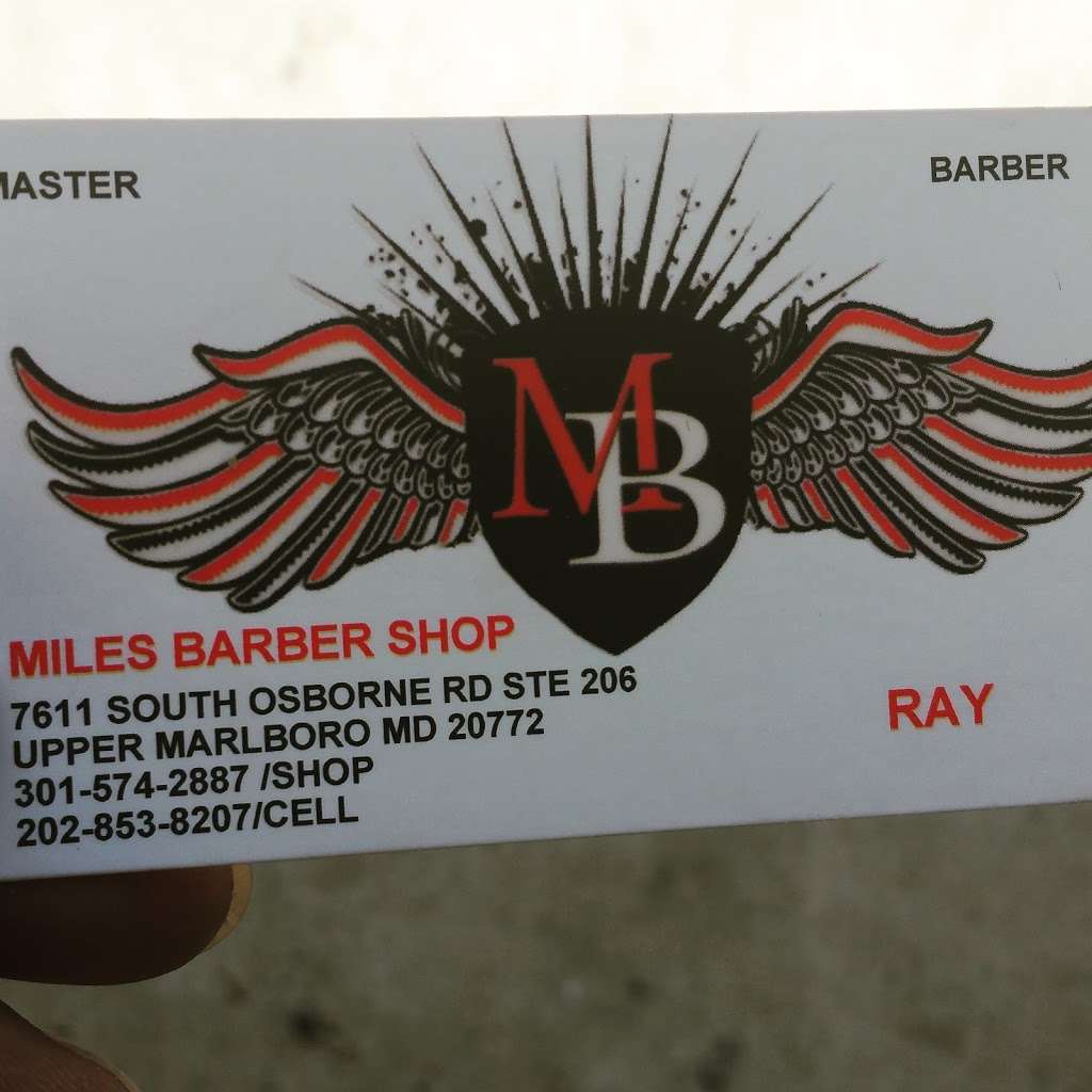 Miles Barbershop | 7611 S Osborne Rd #206, Upper Marlboro, MD 20772, USA | Phone: (301) 574-2887