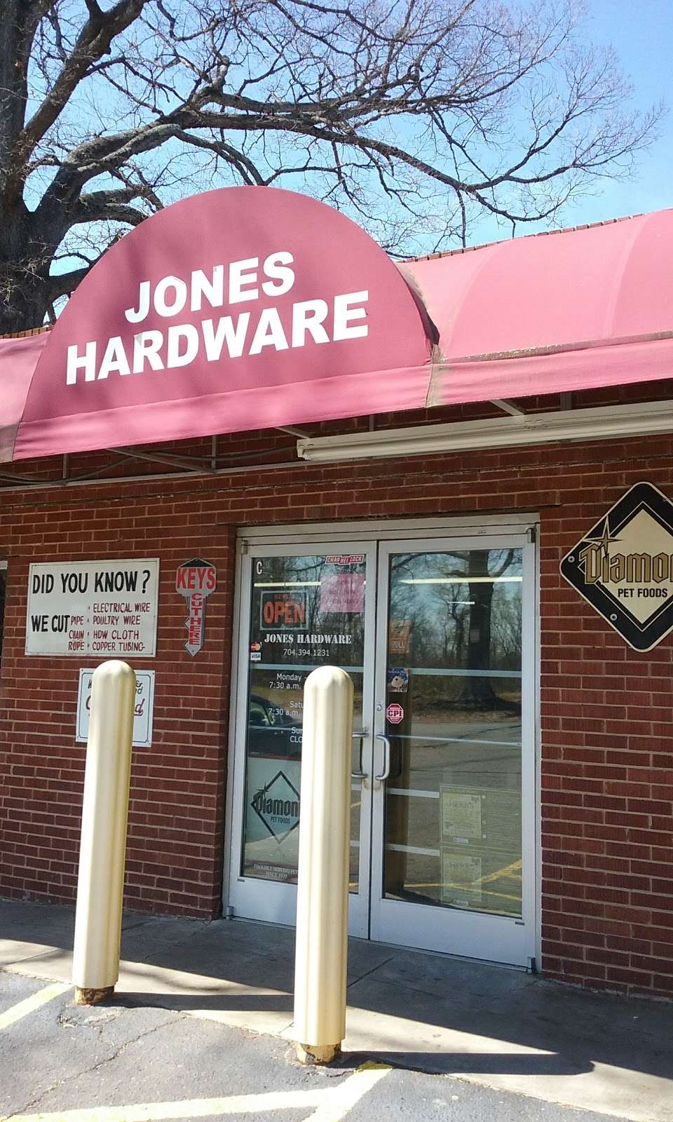 Jones Hardware Co | 10100 Moores Chapel Rd, Charlotte, NC 28214, USA | Phone: (704) 394-1231