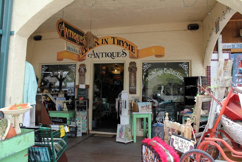 Back in Thyme Antiques | 524 Nevada Way, Boulder City, NV 89005, USA | Phone: (702) 523-1803