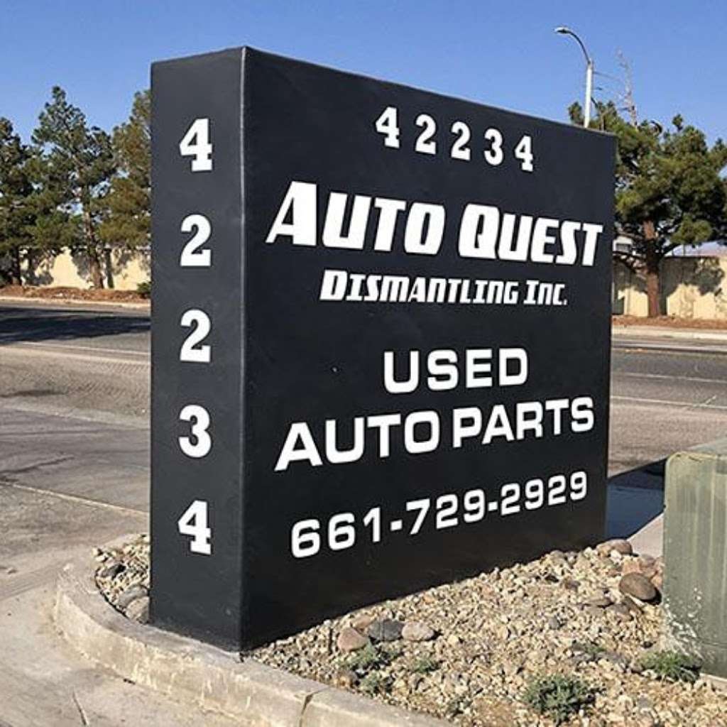 Auto Quest Dismantling, Inc. | 42234 4th St E, Lancaster, CA 93535, USA | Phone: (661) 729-2929